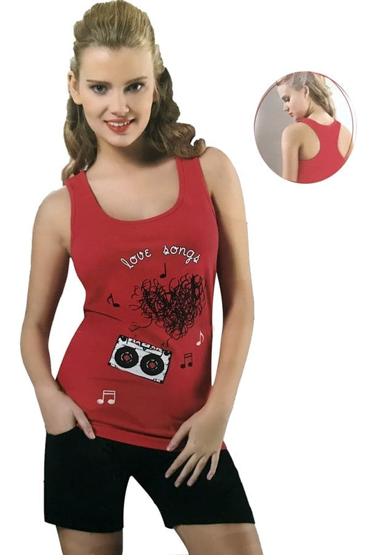 HMD Women's Sleeveless Shorts Set 40013