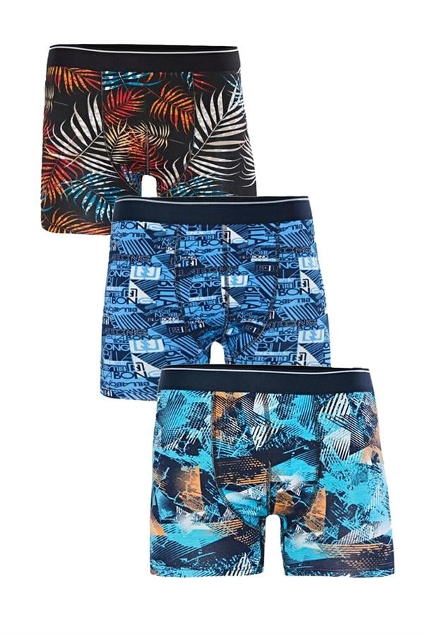 Boxers en lycra pour homme Işıl, à motifs, lot de 3, taille M