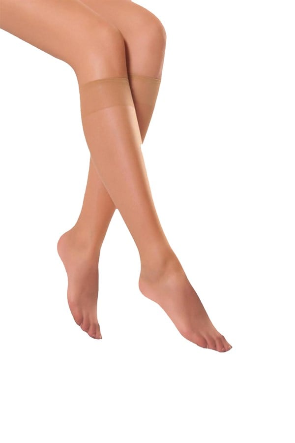Italiana Fit 15 Toeless Knee-High Women's Socks