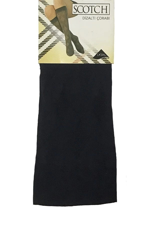 Chaussettes hautes à carreaux pour femmes Italiana
