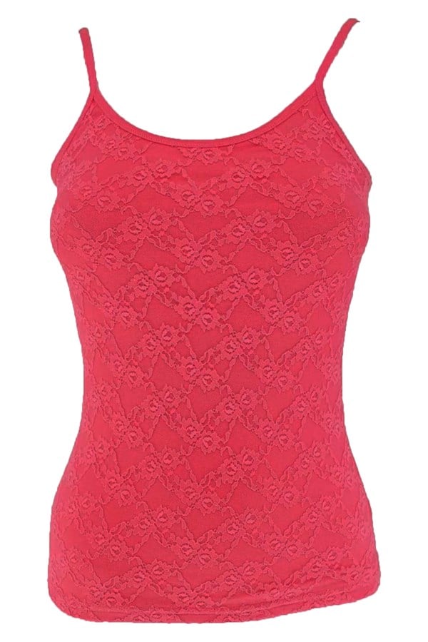 Women's Lace Rope Strap Undershirt 1030