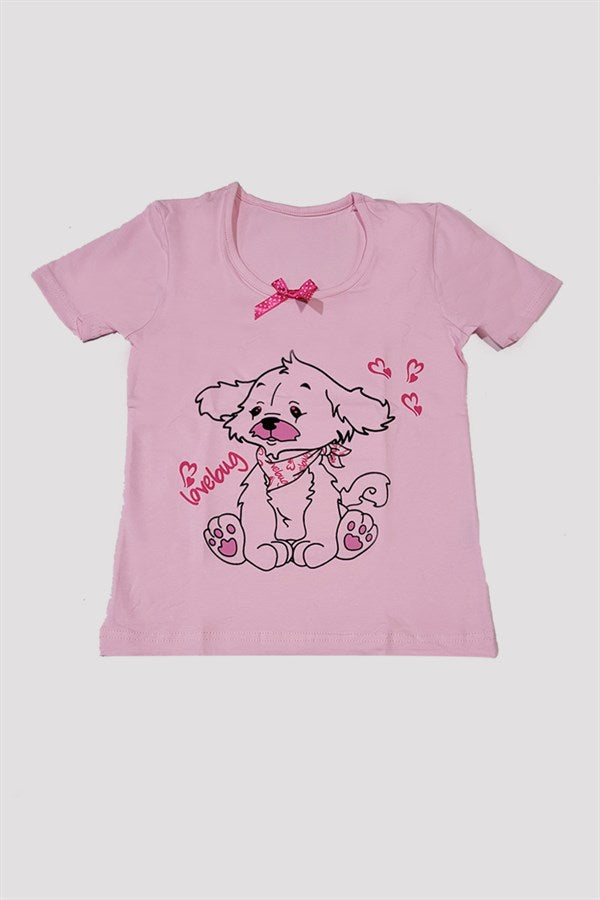 Girls Printed Pajama Set