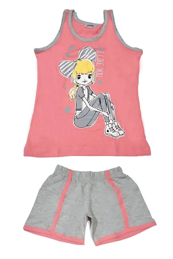 Ensemble short et haut pour filles 6553