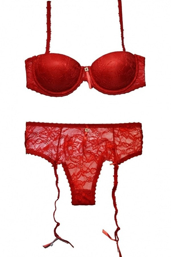 Le Jardin Damie Supported Garter Set 6265