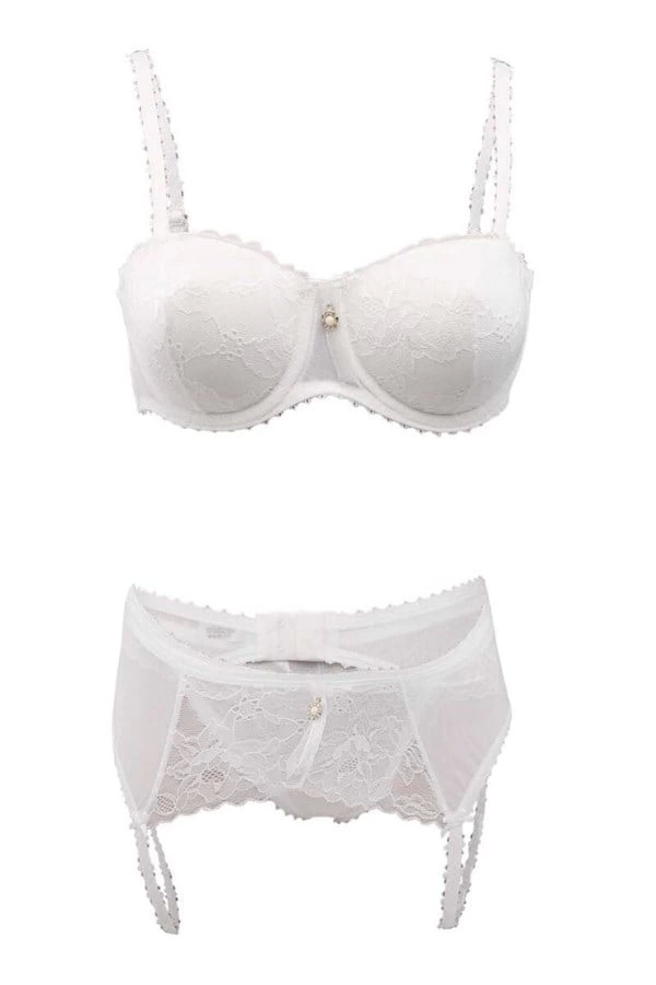 Le Jardin Dantel Jartiyer Sütyen Takımı 5260