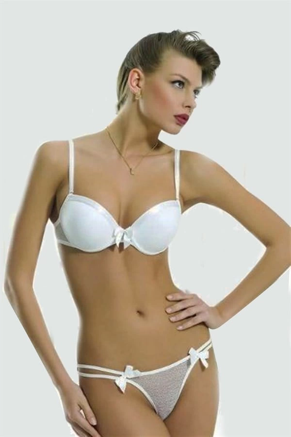 Ensemble soutien-gorge recouvert de tulle Lejardin 6565