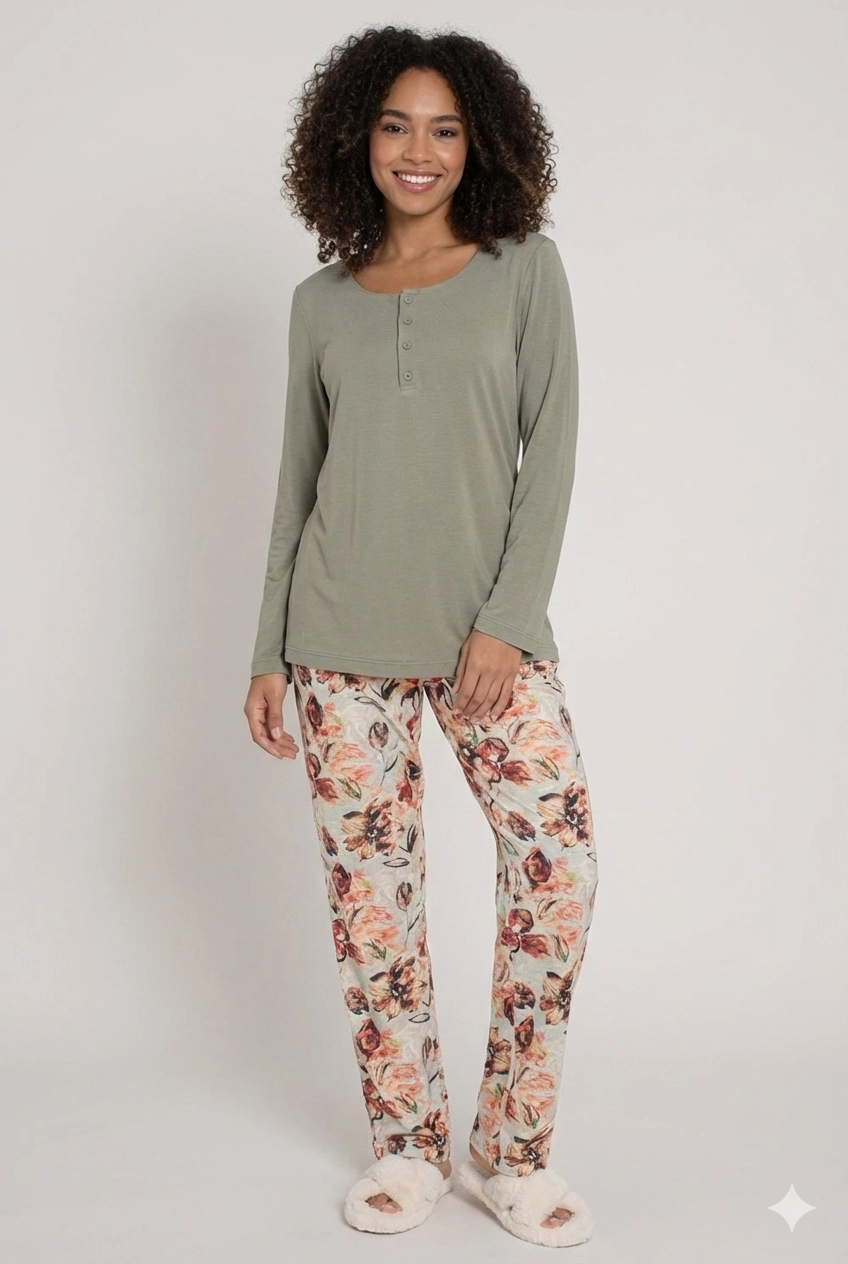 ENSEMBLE DE PYJAMA EN VISCOSE LIMISSI