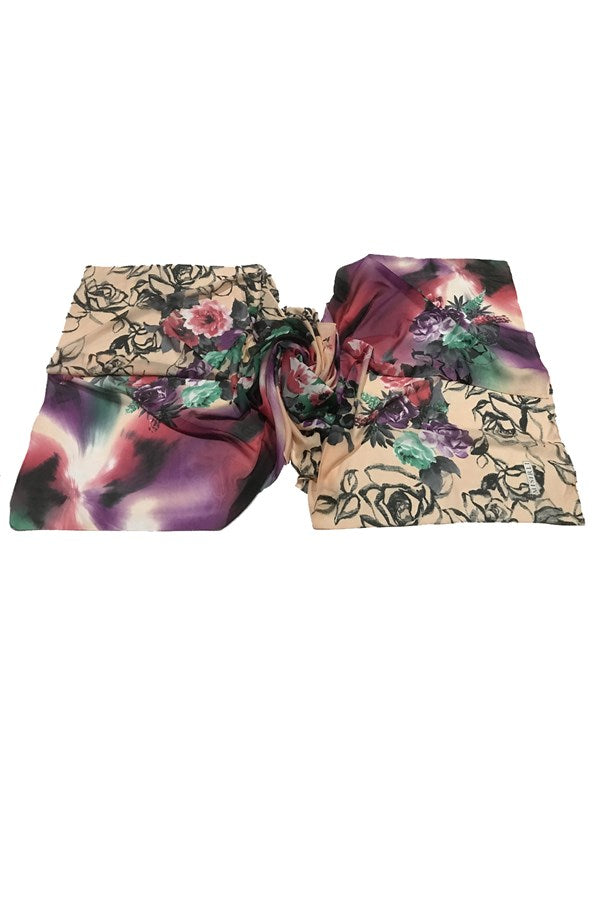 Mısırlı Alize Çiçek Desen Şal Desen 4