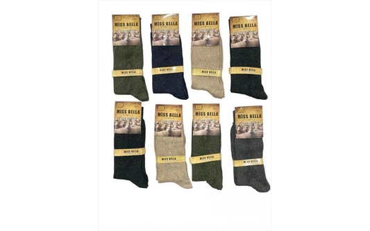 Miss Bella Lamswool Kışlık Erkek Çorap 8 Adet