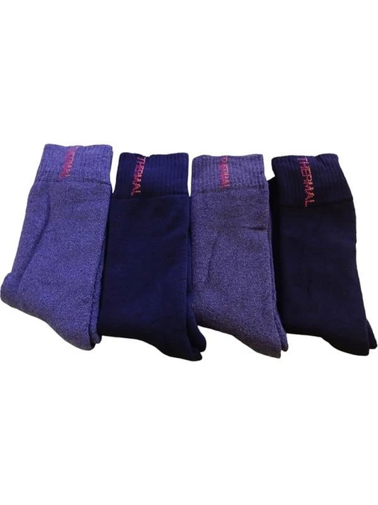 Öz Giray Yeni Üretim Dikişsiz Erkek için Sıcak Tutan Havlu Çorap Füme 40-44 5735