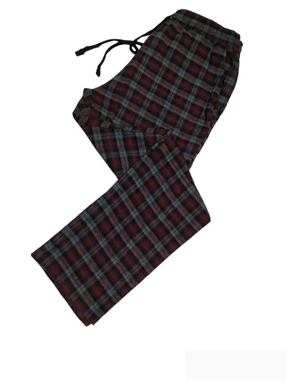 Pijalux Men's Plaid Pattern Single Bottom 2912
