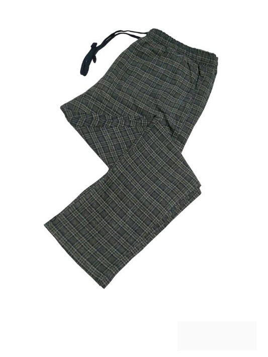 Pijalux Men's Plaid Pattern Single Bottom 2914