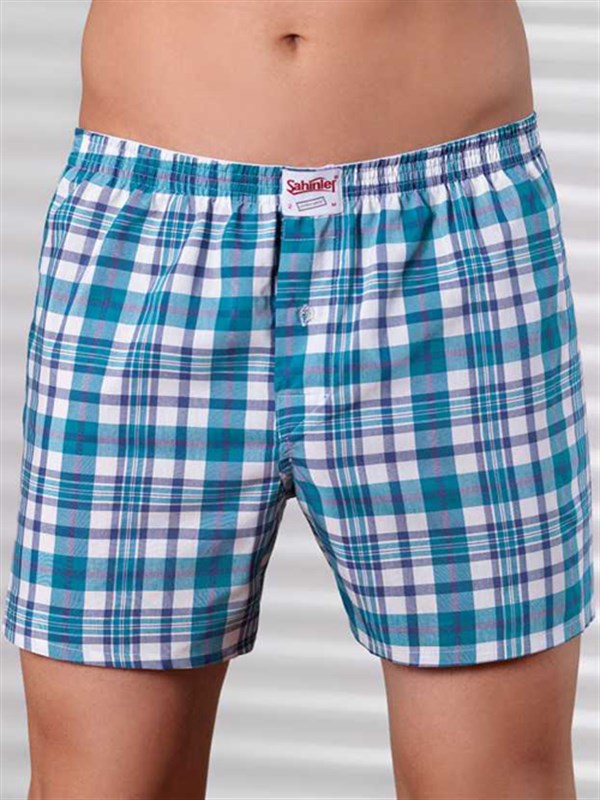 Sahinler Plaid Boxer Pattern E090