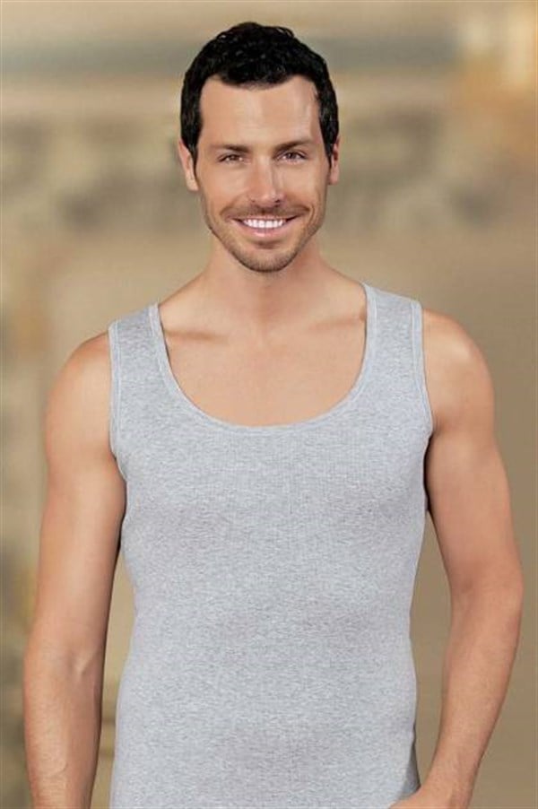 Şahinler Men's Camisole Sports Undershirt E096
