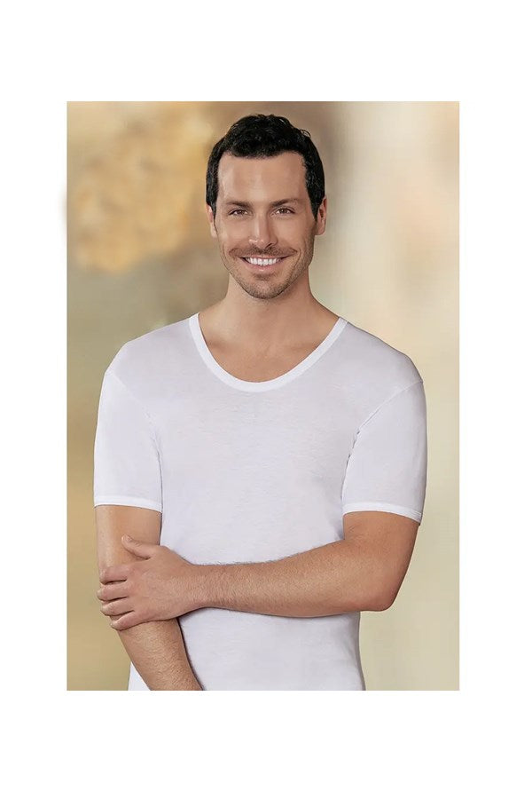 Şahinler Men's Short Sleeve Undershirt E001