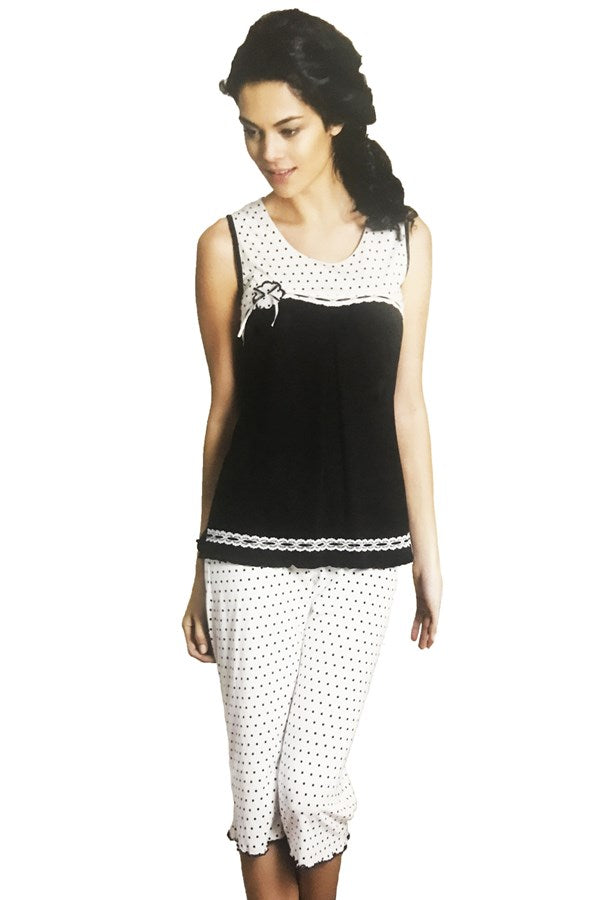Şahinler Women's Six Point Summer Pajamas 21549