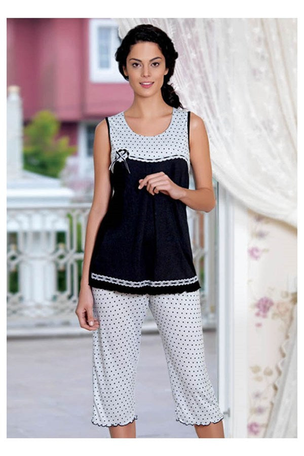 Şahinler Women's Six Point Summer Pajamas 21549