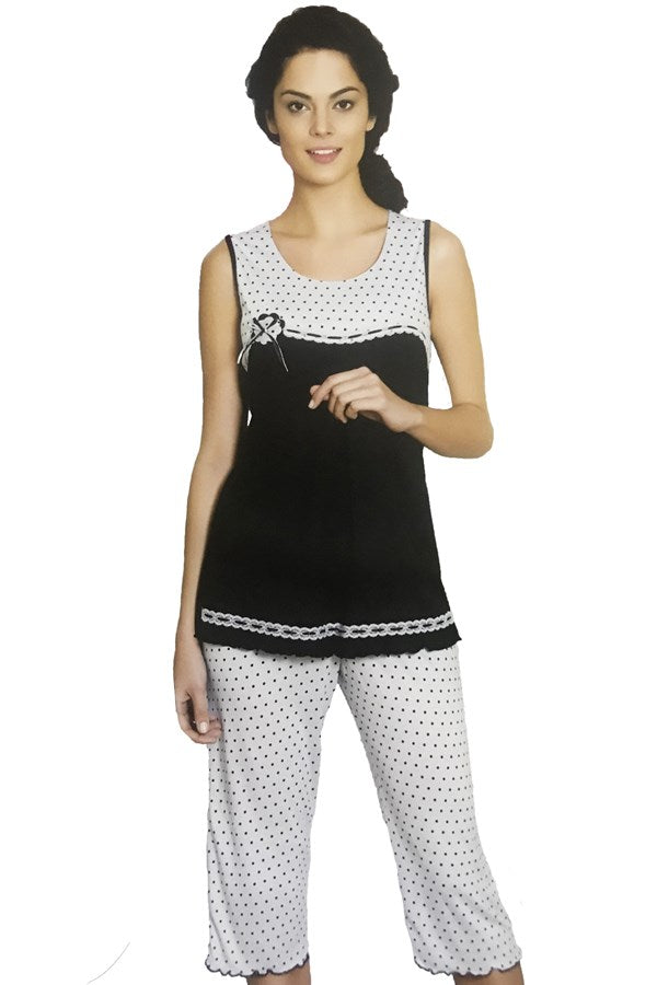 Şahinler Women's Six Point Summer Pajamas 21549