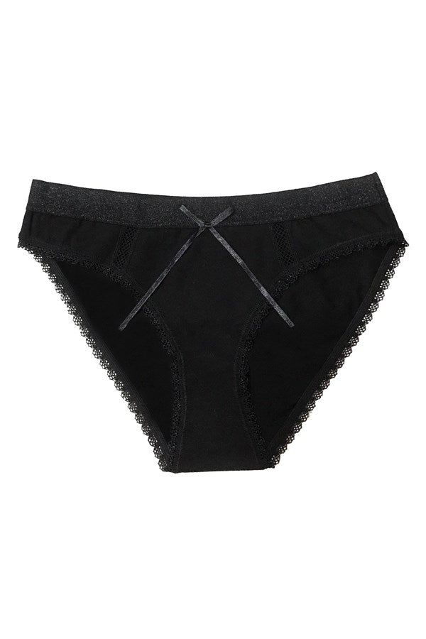 Şahinler Women's Bowknot Mesh Bikini Panties B313