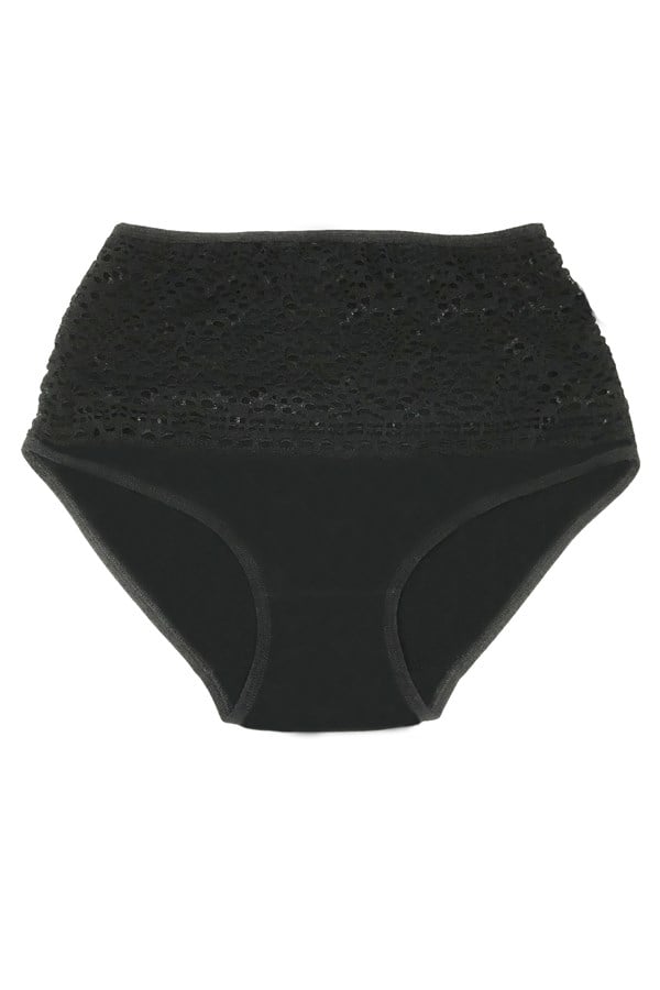 Şahinler Women's Lycra Front Mesh Bato Panties B115