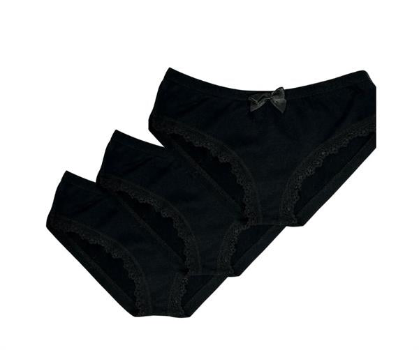 Şahinler Women's Single Jersey Bikini Panties B770 3 Pieces
