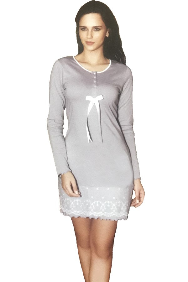 Şahinler Women's Oleander Lace Nightgown 21809