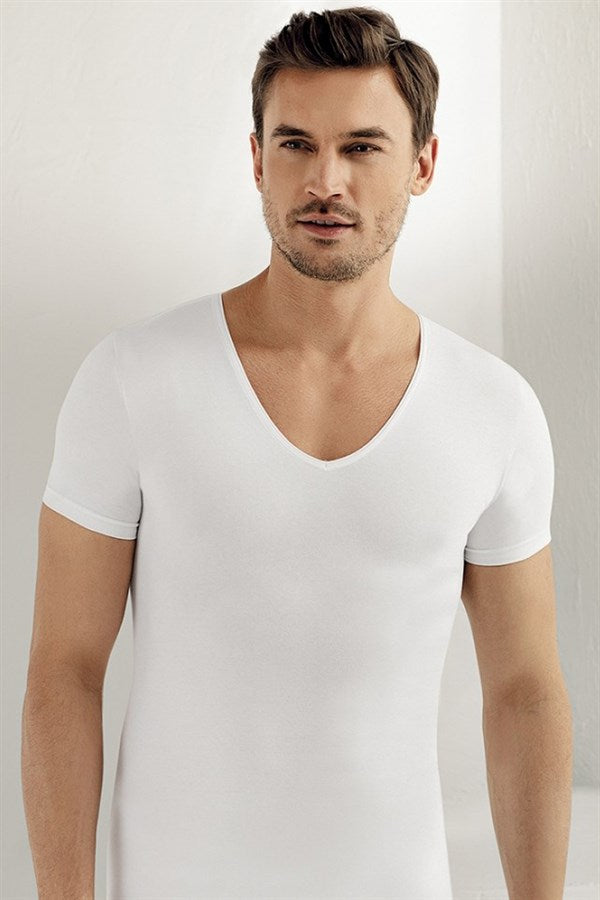 Şahinler Lycra Deep V Neck E080