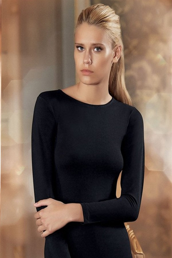 Şahinler Long Sleeve Crew Neck Bodysuit B192