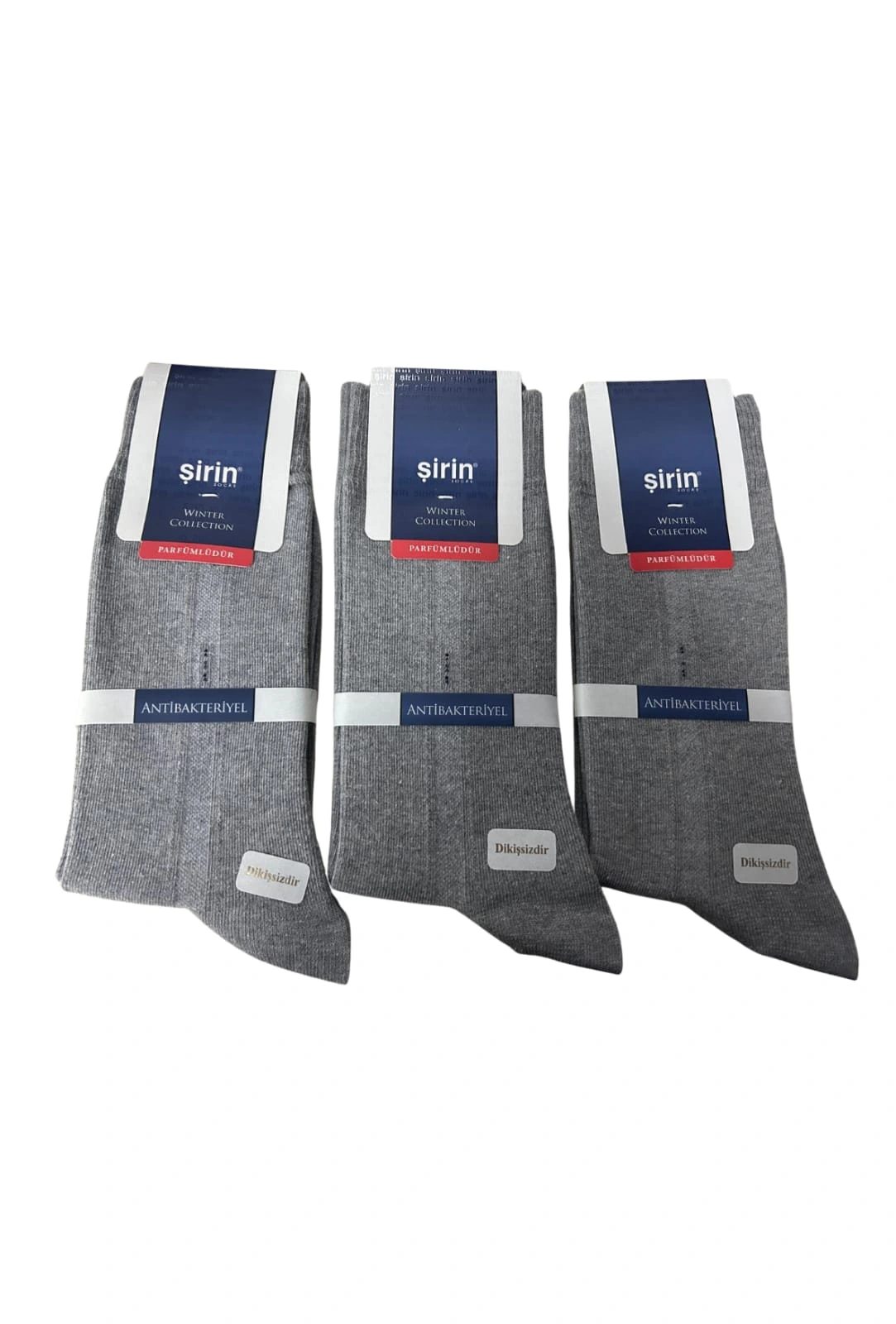 Cute Antibacterial Seamless Men's Socks, 6 Pack