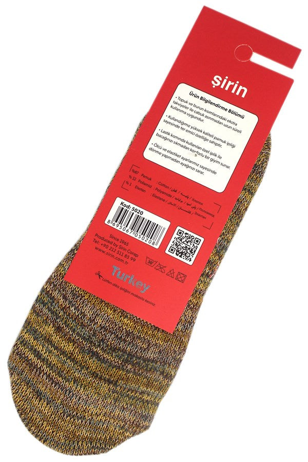 Thick Ballerina Socks for Cute Women 36-40 Number Cotton Code 5020