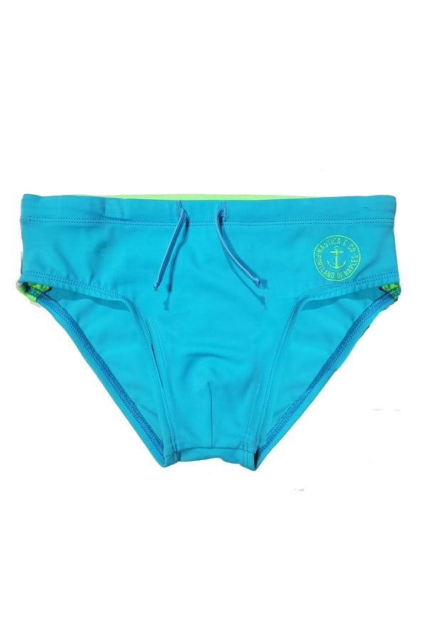 Sunset Turquoise Boy's Slip Swimsuit