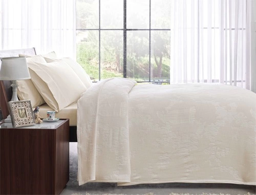 Crown Jacquard Single Pike Set Celeste