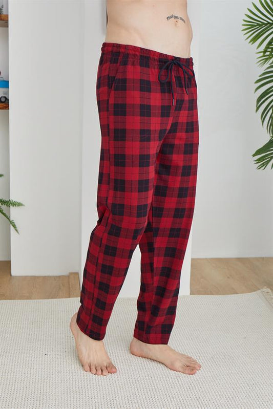 Square Patterned Bottom Pajamas 306