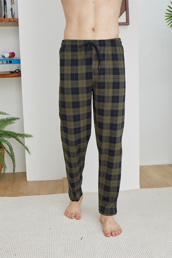 Square Patterned Bottom Pajamas 306