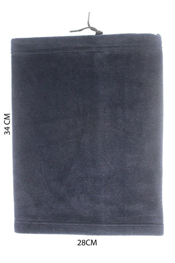 Unisex Polar Fleece Neck Collar Navy Blue