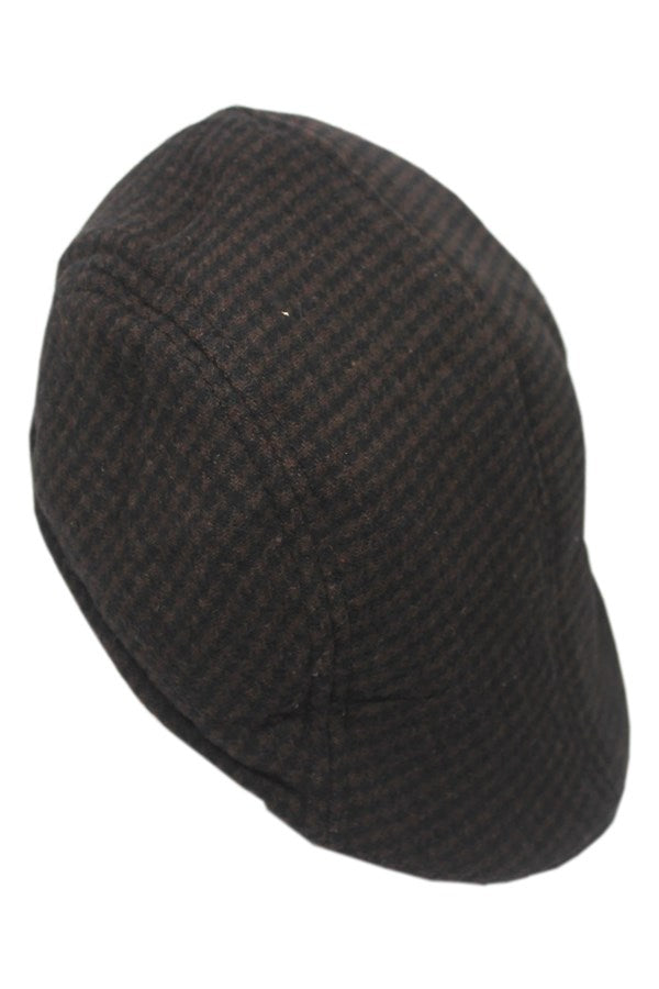 Patterned Brown Cap
