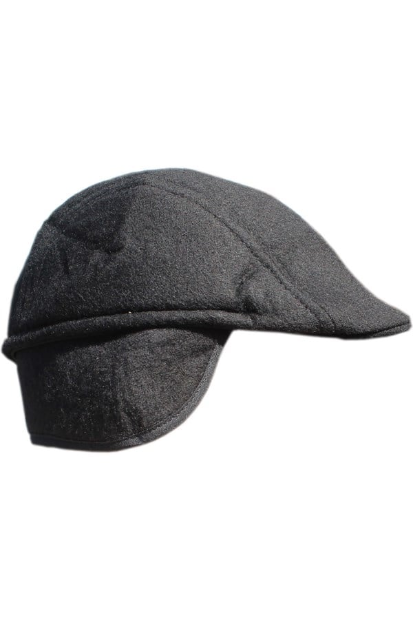 Black Classic Model Ear Covering Cap