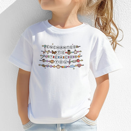 Kids "Enchanted to Teach You" Teacher Appreciation T-Shirt