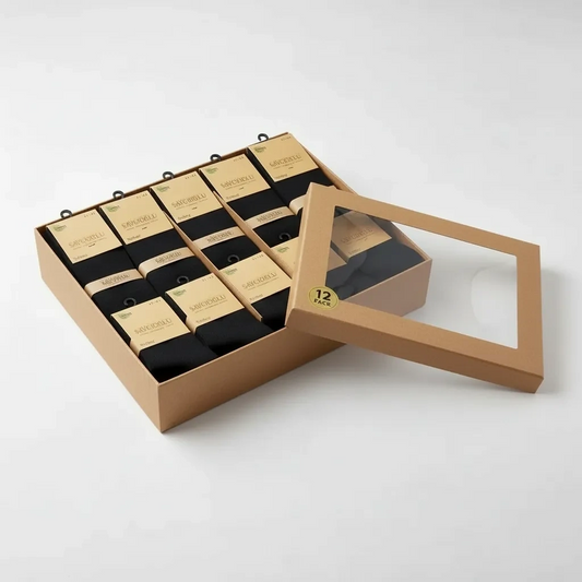 Savcıoğlu Füme Renk Bambu Erkek Çorap 12 Adet