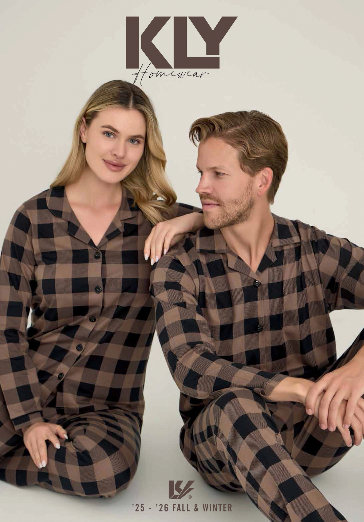 Ensemble de pyjama boutonné pour femme 9209 Kly