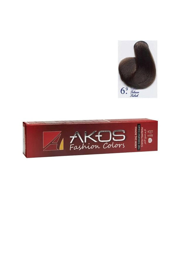 Akos Kadınlar için Tütün Renk 60 Gr Boya No 6.9