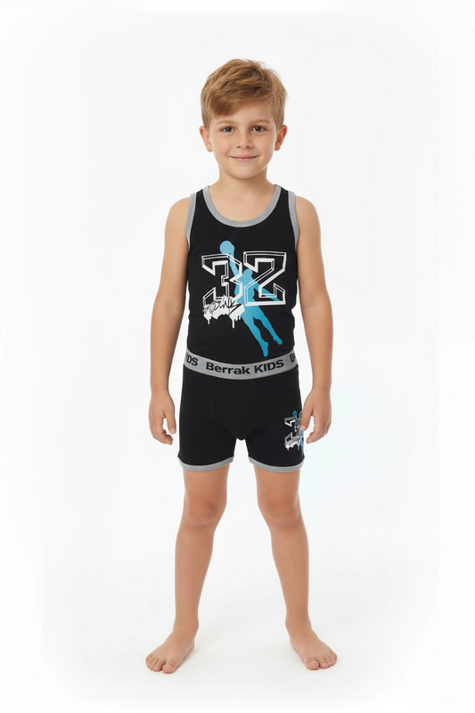 Clear Printed Elastane Children's Set 1511