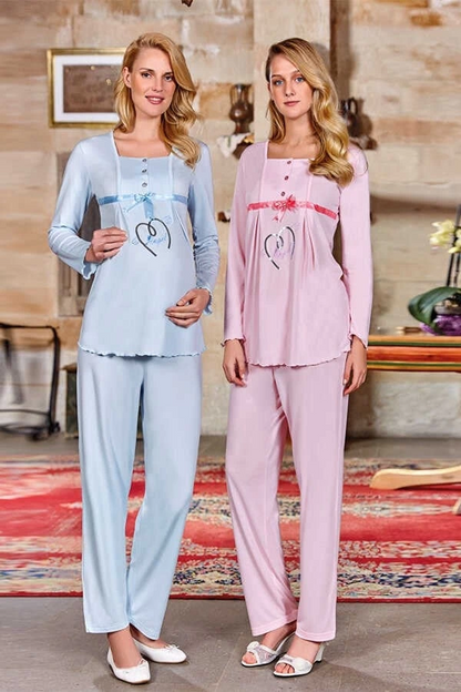 Berrak Ensemble pyjama de maternité pour femme 392