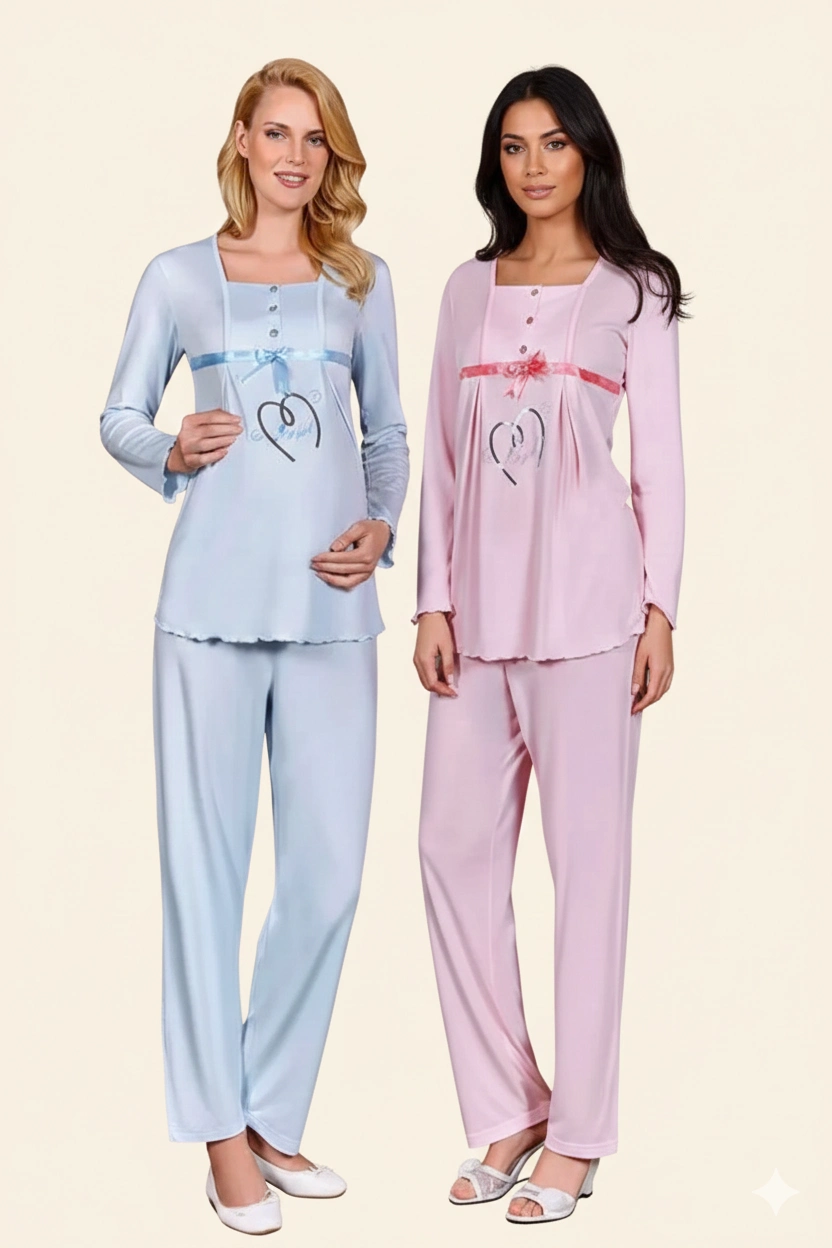 Berrak Ensemble pyjama de maternité pour femme 392