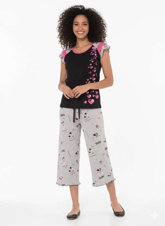 Berrak Bayan Kapri Pijama Takım 5131