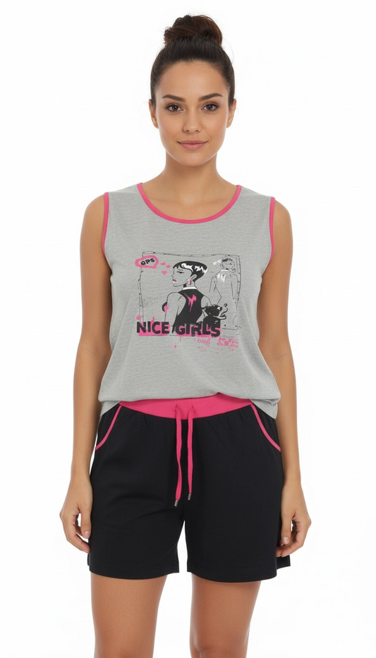 Berrak Bayan Şort Takımı 5102