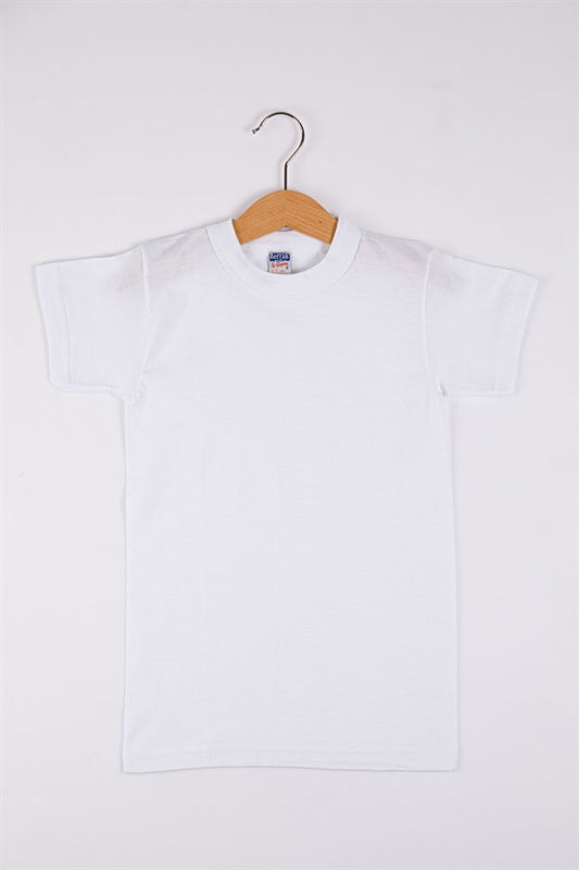 White Zero Collar Top Underwear for Berrak Kids
