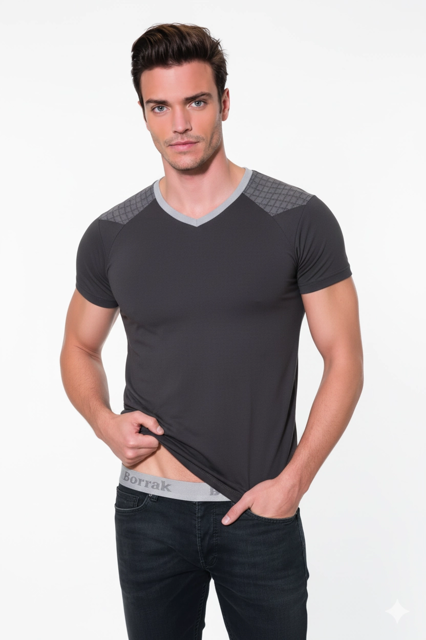 T-shirt transparent pour homme 4033