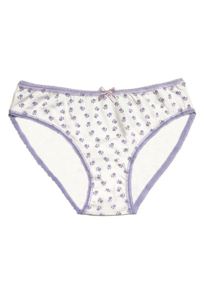 Berrak Women's White Ribbon Detailed Bikini Panties 11104