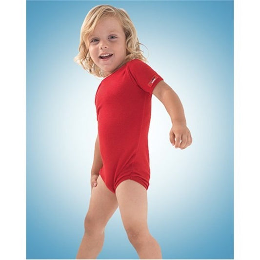 Black Spade Thermal 2-Piece Baby Rompers Short 1250Red
